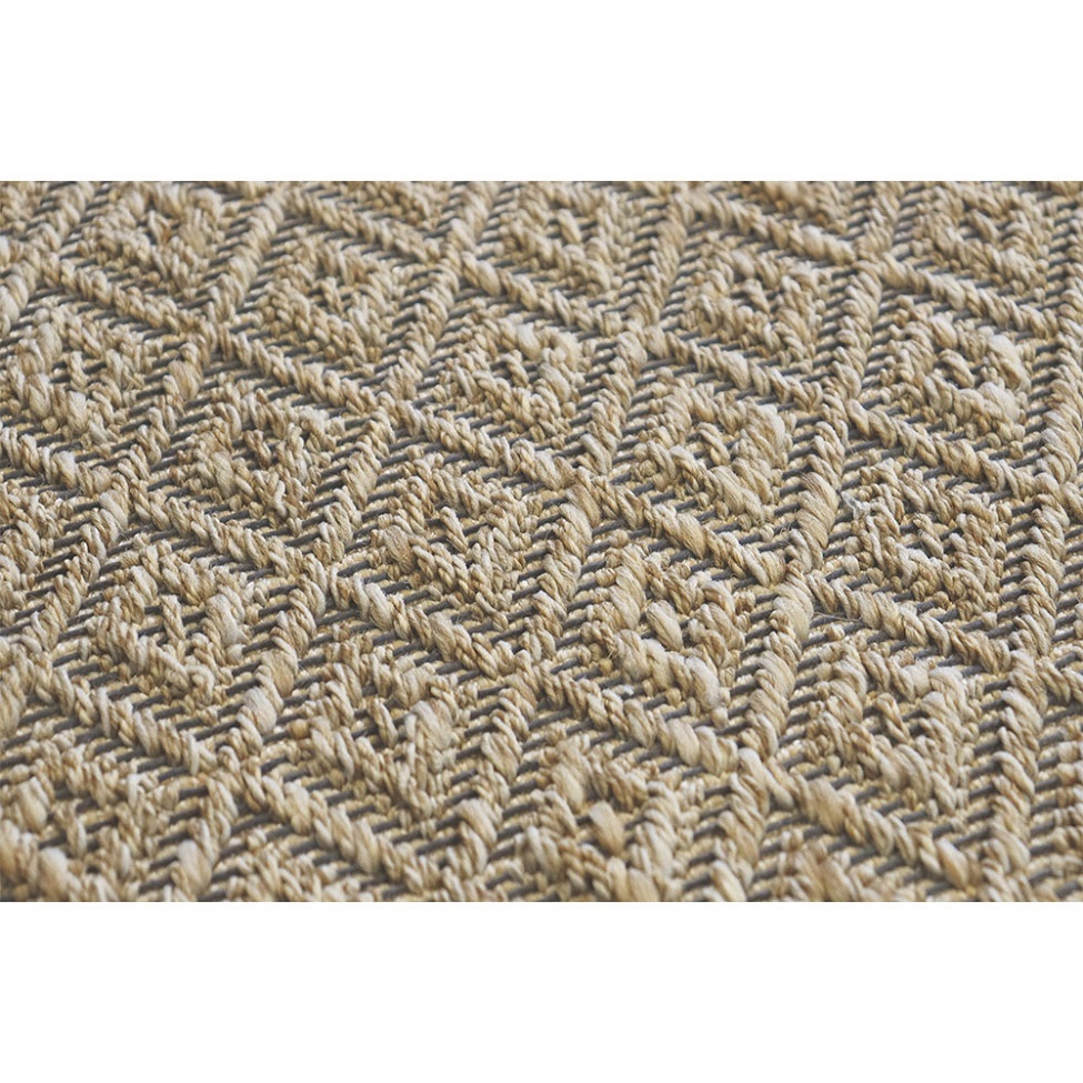 Tapete Eco Terra Cerâmica Retangular Bouclé (300x400) Bege