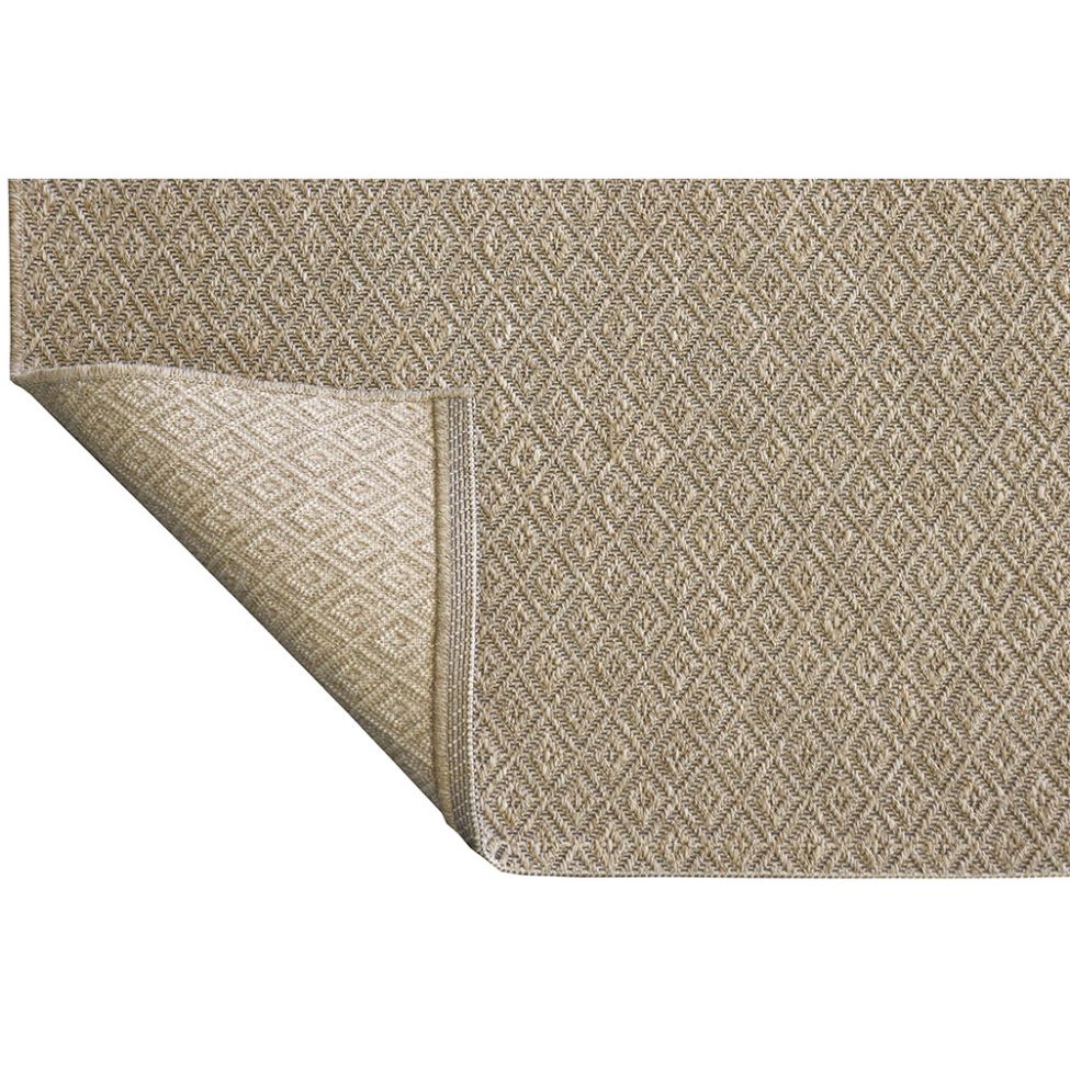 Tapete Eco Terra Cerâmica Retangular Polipropileno (150x195) Bege