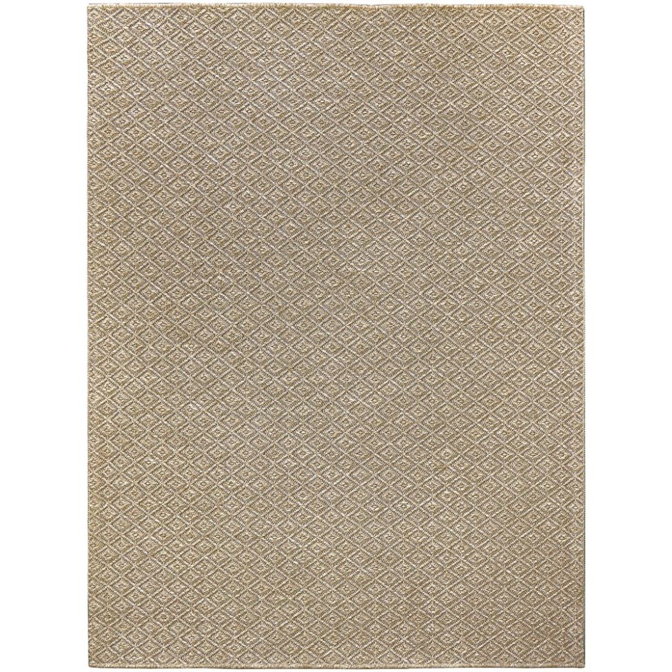 Tapete Eco Terra Cerâmica Retangular Polipropileno (150x195) Bege