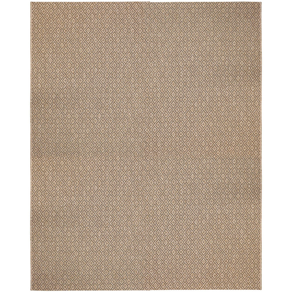 Tapete Eco Terra Cerâmica Retangular Polipropileno (185x240) Bege