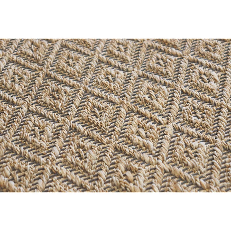 Tapete Eco Terra Cerâmica Retangular Polipropileno (185x240) Bege