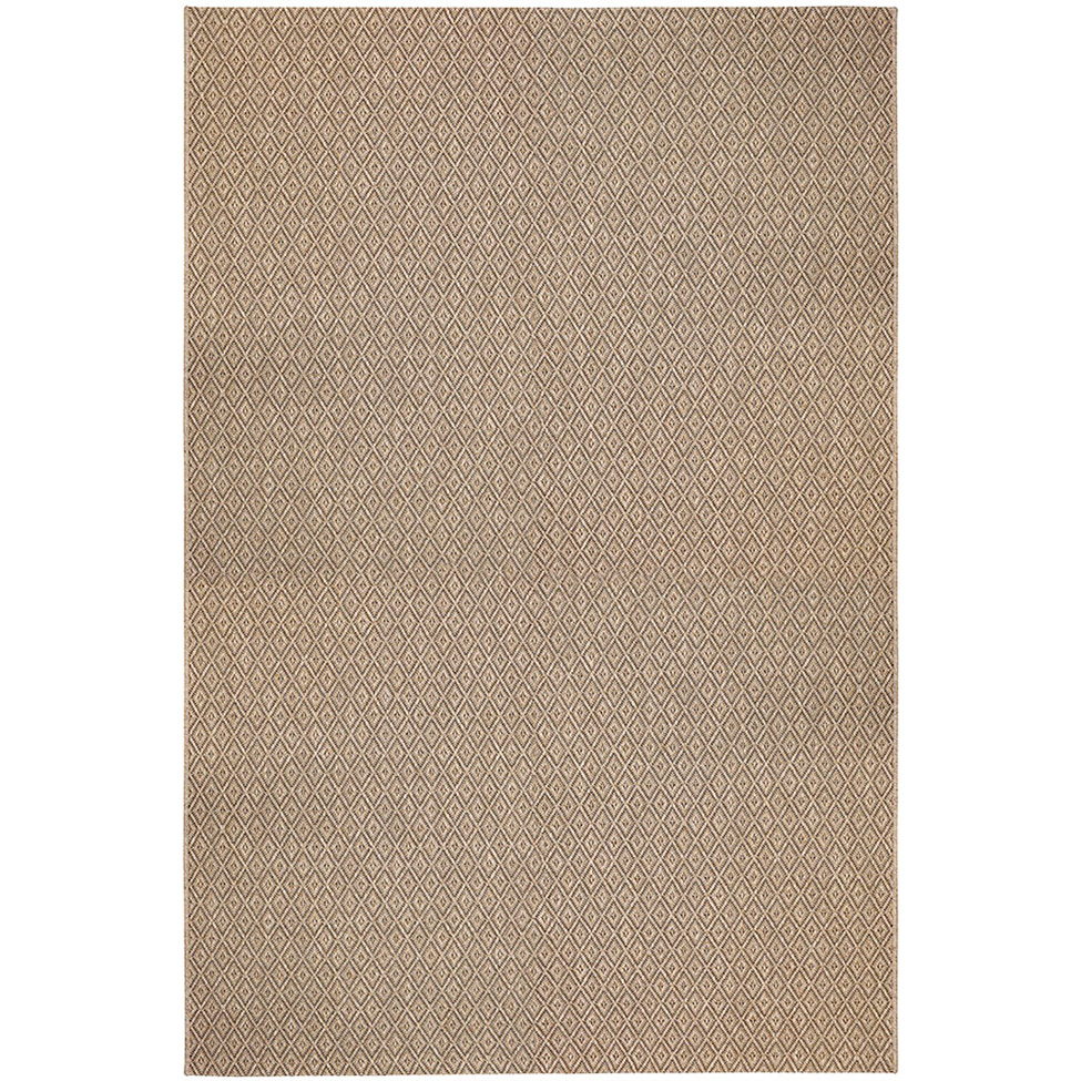 Tapete Eco Terra Cerâmica Retangular Polipropileno (185x290) Bege
