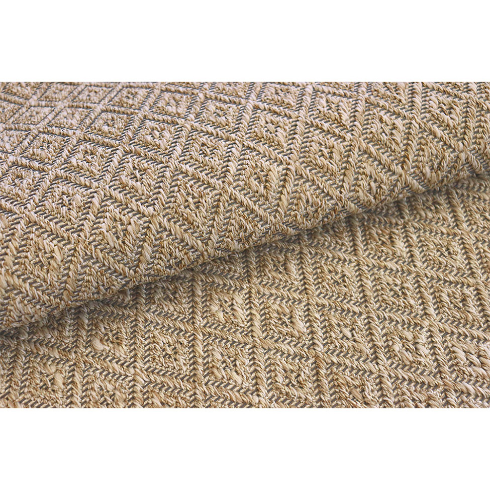 Tapete Eco Terra Cerâmica Retangular Polipropileno (185x290) Bege