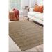 Tapete Eco Terra Madeira Retangular Bouclé (150x200) Bege
