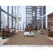 Tapete Eco Terra Madeira Retangular Bouclé (400x500) Bege