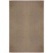 Tapete Eco Terra Madeira Retangular Bouclé (400x600) Bege