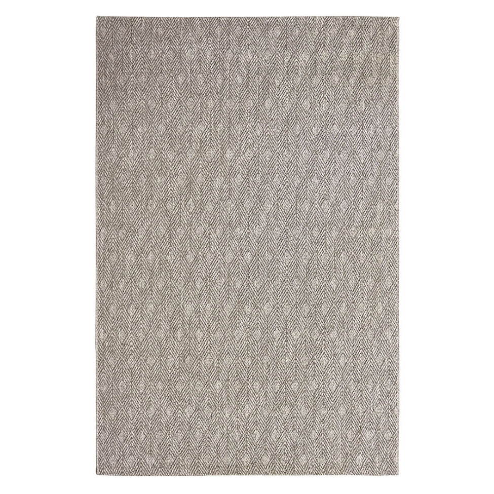 Tapete Eco Terra Retangular Bouclé (190x240) Cinza