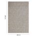 Tapete Eco Terra Retangular Bouclé (190x240) Cinza