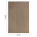Tapete Eco Terra Retangular Bouclé (190x240) Marrom