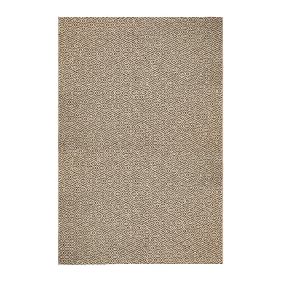 Tapete Eco Terra Retangular Bouclé (190x290) Bege