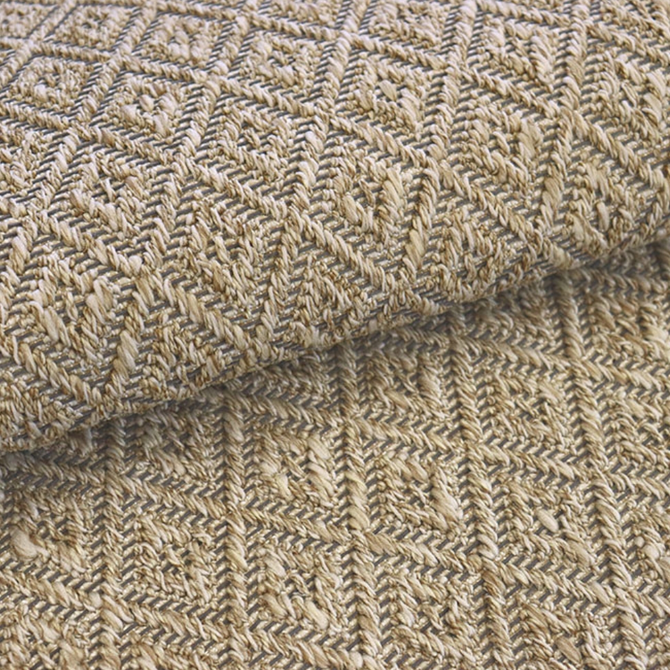 Tapete Eco Terra Retangular Bouclé (190x290) Bege