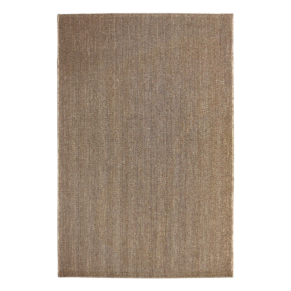 Tapete Eco Terra Retangular Bouclé (190x290) Marrom