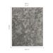 Tapete Foffo Retangular Shag (200x250) Chumbo