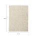Tapete Galax Retangular Shaggy (100x150 cm) Natural