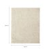 Tapete Galax Retangular Shaggy (150x200 cm) Natural