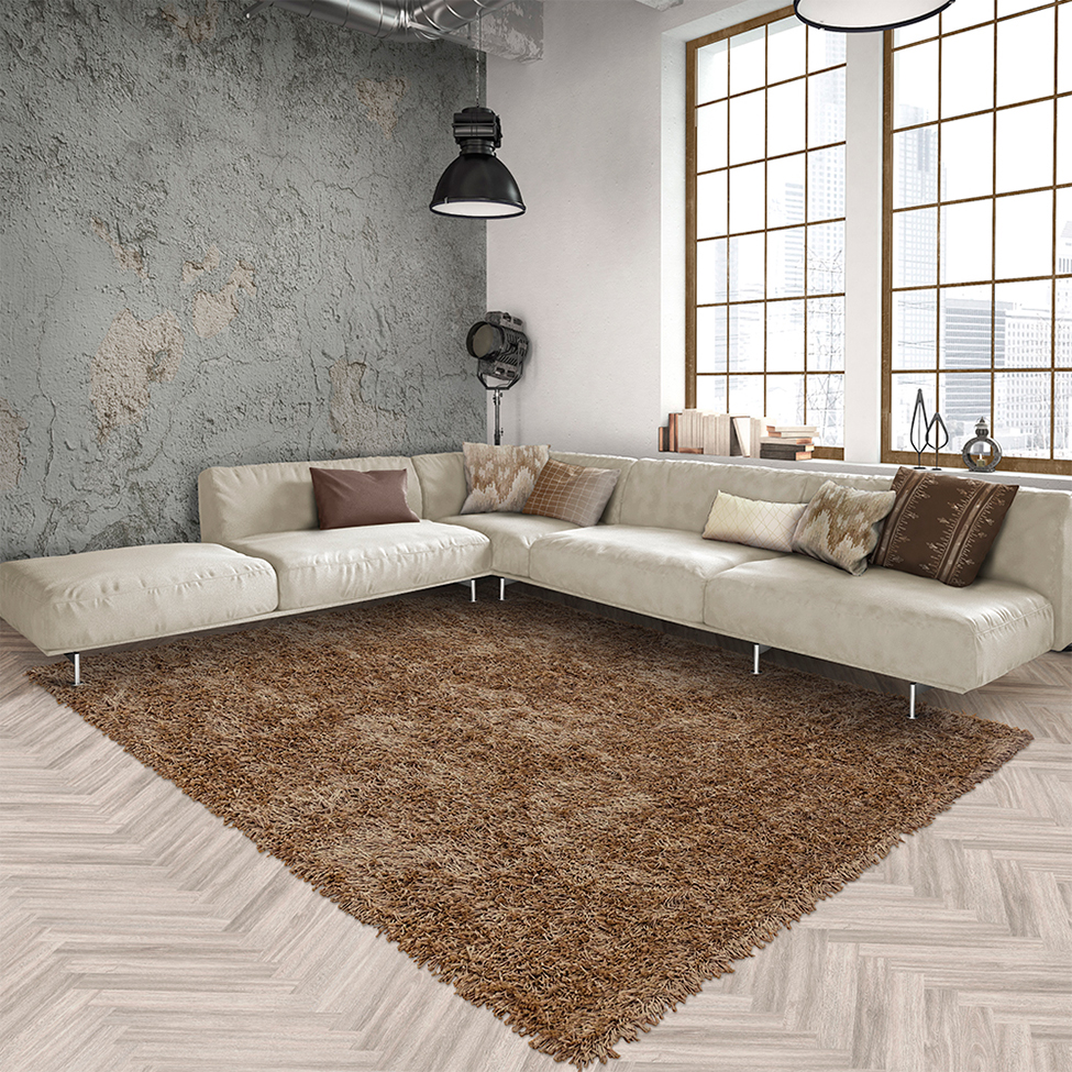 Tapete Galax Retangular Shaggy (200x250 cm) Trigo