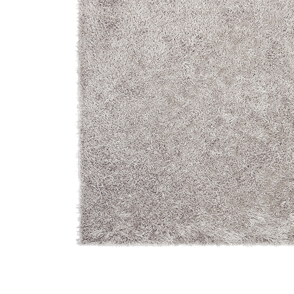 Tapete Galax Retangular Shaggy (200x300 cm) Platina