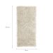 Tapete Galax Retangular Shaggy (50x100 cm) Natural