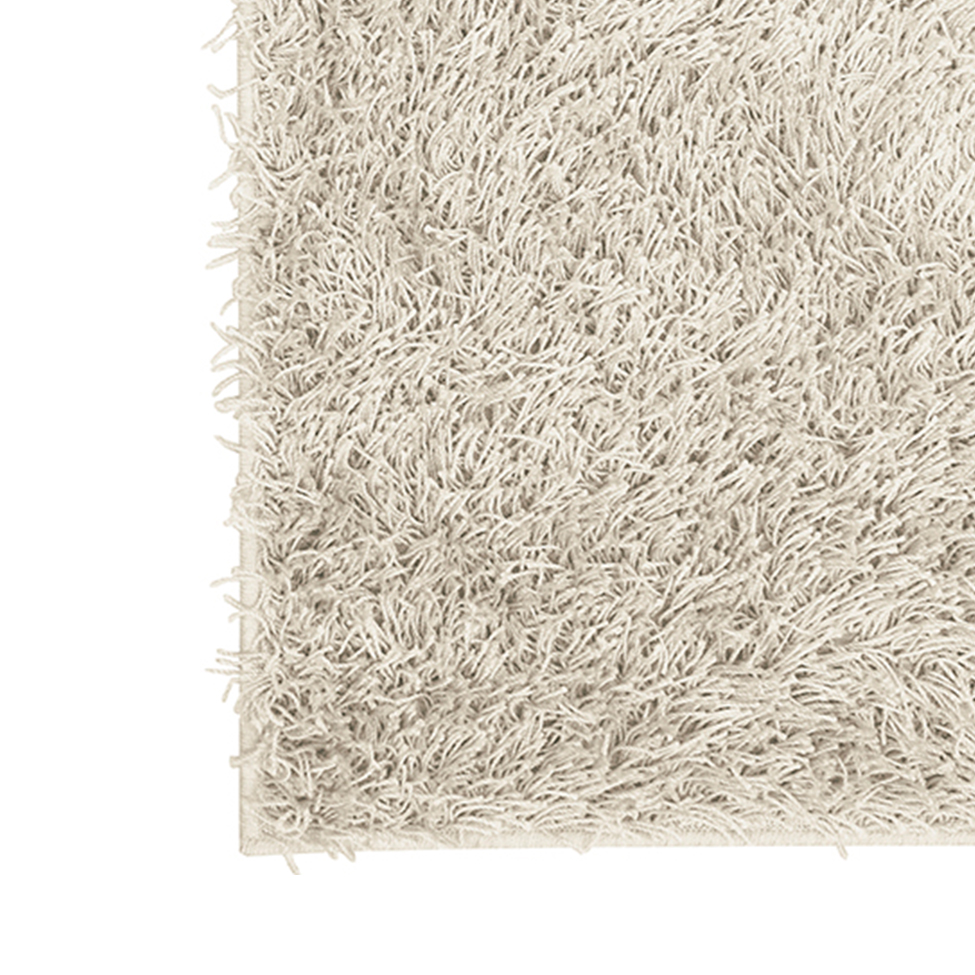 Tapete Galax Retangular Shaggy (50x100 cm) Natural