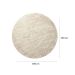 Tapete Glamour Diamante Redondo Bouclé (190x190) Bege