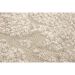 Tapete Glamour Diamante Retangular Bouclé (150x200) Bege