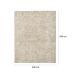 Tapete Glamour Diamante Retangular Bouclé (200x290) Bege
