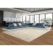 Tapete Glamour Diamante Retangular Bouclé (400x500) Bege