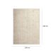 Tapete Glamour Inox Retangular Bouclé (190x240) Bege