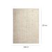 Tapete Glamour Inox Retangular Bouclé (200x250) Bege