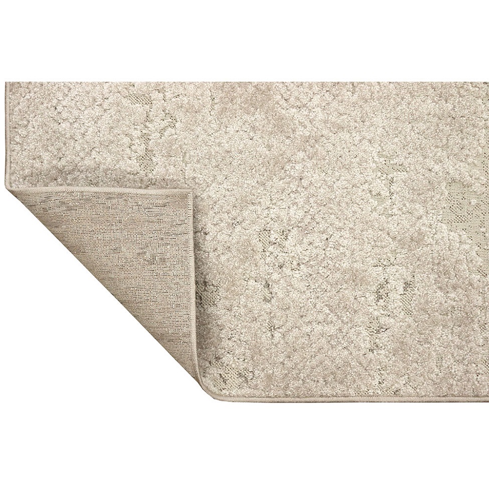Tapete Glamour Inox Retangular Bouclé (200x290) Bege