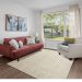 Tapete Glamour Prata Retangular Bouclé (150x200) Bege