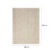 Tapete Glamour Prata Retangular Bouclé (190x290) Bege