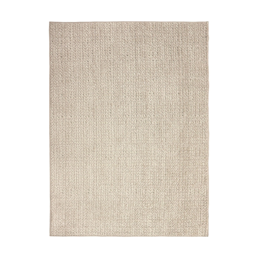 Tapete Glamour Prata Retangular Bouclé (200x250) Bege