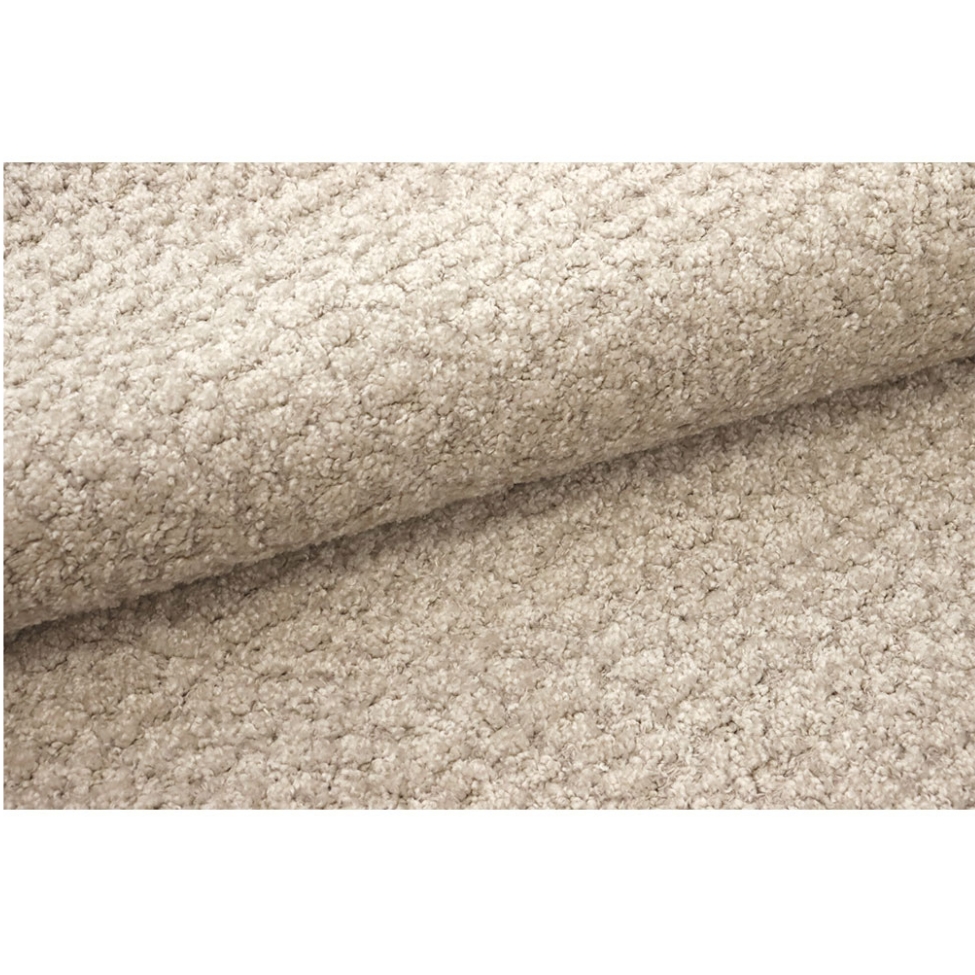 Tapete Glamour Prata Retangular Bouclé (200x250) Bege