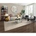 Tapete Glamour Prata Retangular Bouclé (200x290) Bege