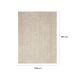 Tapete Glamour Prata Retangular Bouclé (290x390) Bege