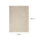 Tapete Glamour Prata Retangular Bouclé (300x400) Bege