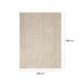 Tapete Glamour Prata Retangular Bouclé (400x600) Bege