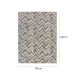 Tapete Glamour Retangular Bouclé (190x240) Cinza