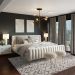 Tapete Glamour Retangular Bouclé (200x250) Cinza
