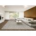 Tapete Glamour Retangular Bouclé (300x400) Cinza
