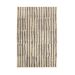 Tapete Herat Alameda Retangular Veludo (100x150) Bege e Cinza