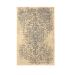 Tapete Herat Dama Retangular Veludo (100x150) Bege e Cinza
