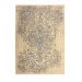 Tapete Herat Dama Retangular Veludo (150x200) Bege e Cinza