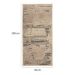 Tapete Herat Export Retangular Veludo (50x150) Bege