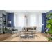 Tapete Herat Horizonte Retangular Veludo (200x250) Bege e Cinza