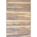 Tapete Herat Litoral Retangular Veludo (100x150) Bege e Cinza