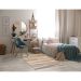 Tapete Herat Litoral Retangular Veludo (100x150) Bege e Cinza