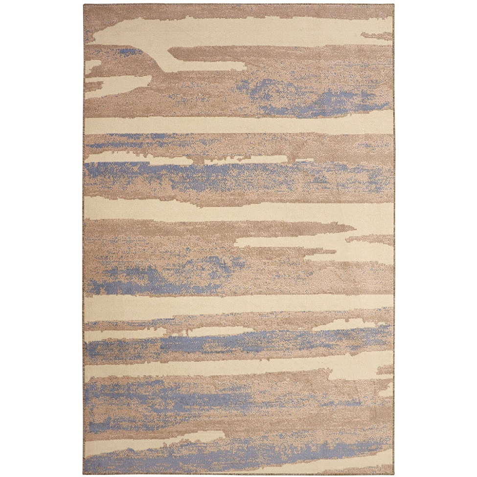 Tapete Herat Litoral Retangular Veludo (200x300) Bege e Cinza