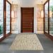 Tapete Herat New Retangular Roselan (100x150) Bege e Azul
